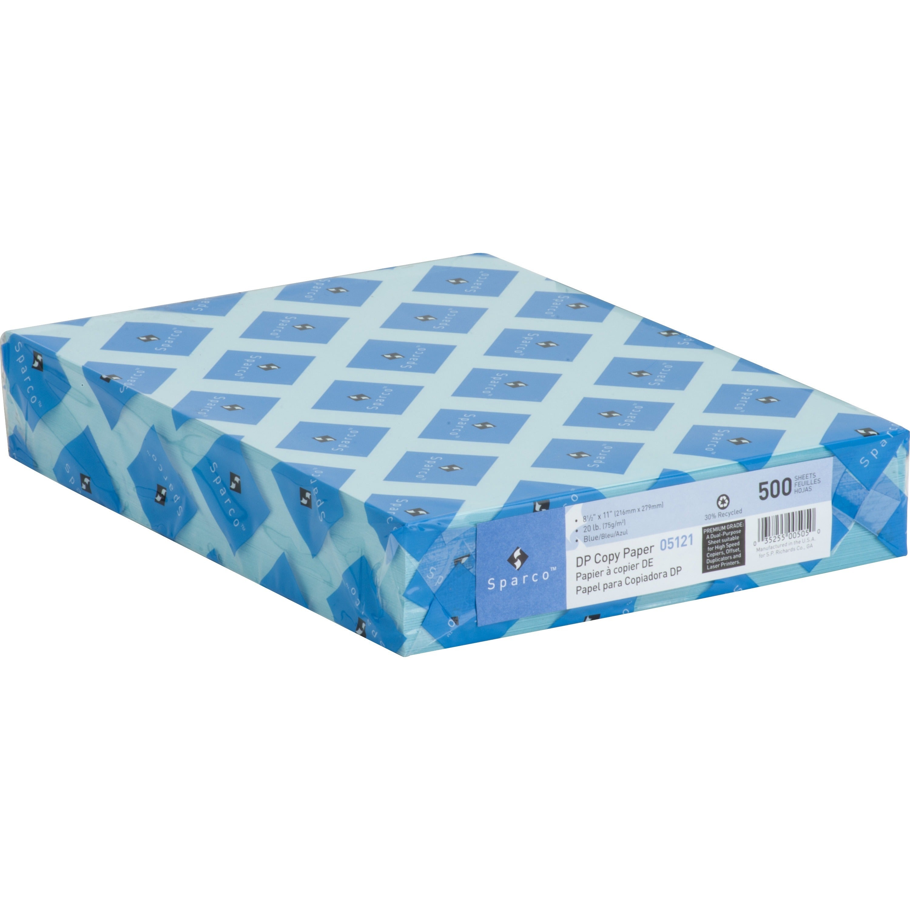 Letter - 8 1/2" x 11" - 20 lb Basis Weight - Sustainable Forestry Initiative (SFI) - Lint-free, Acid-free, Archival-safe - Blue - 500 / Ream