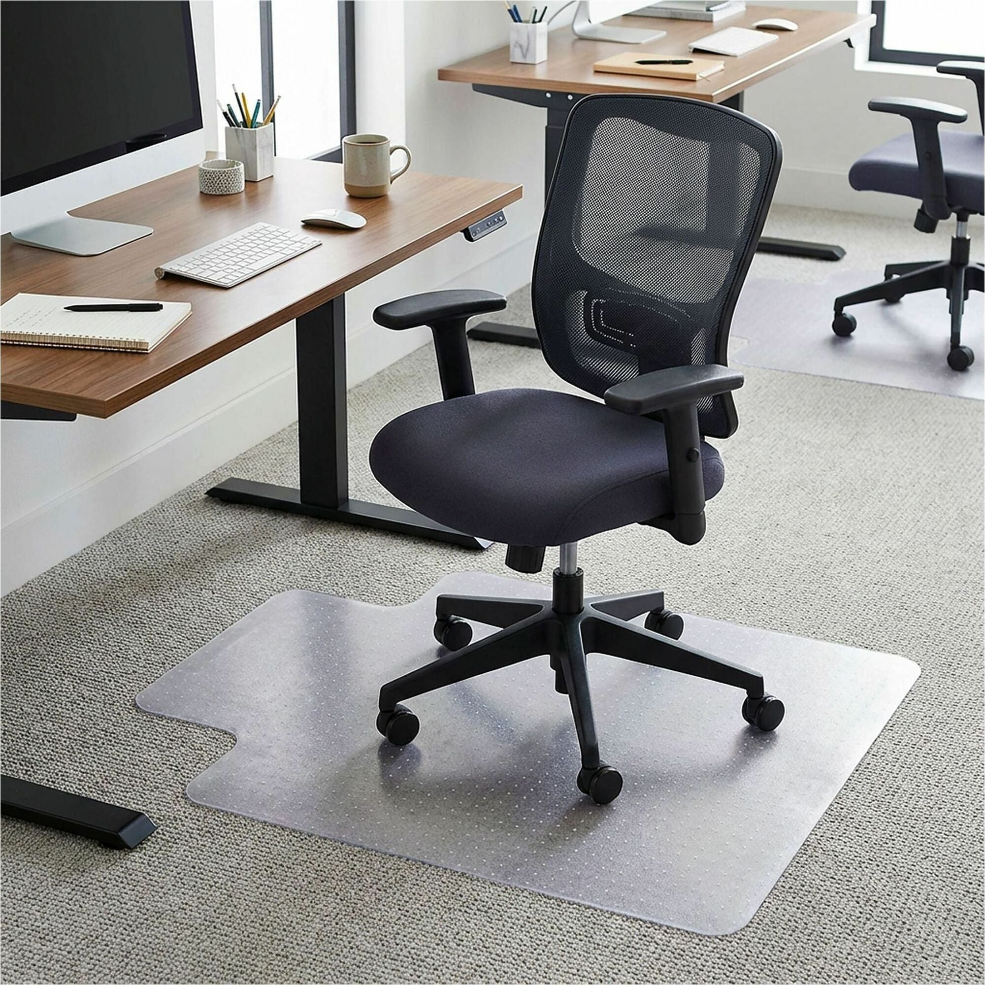 Lorell Low Pile Standard Lip Economy Chairmat