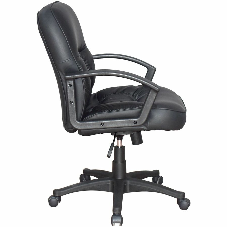Lorell Tufted Managerial Mid-Back Office Chair