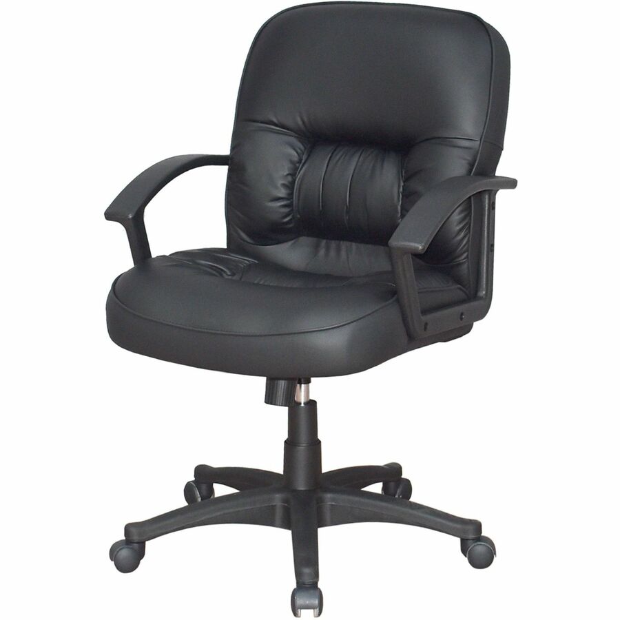 Lorell Tufted Managerial Mid-Back Office Chair