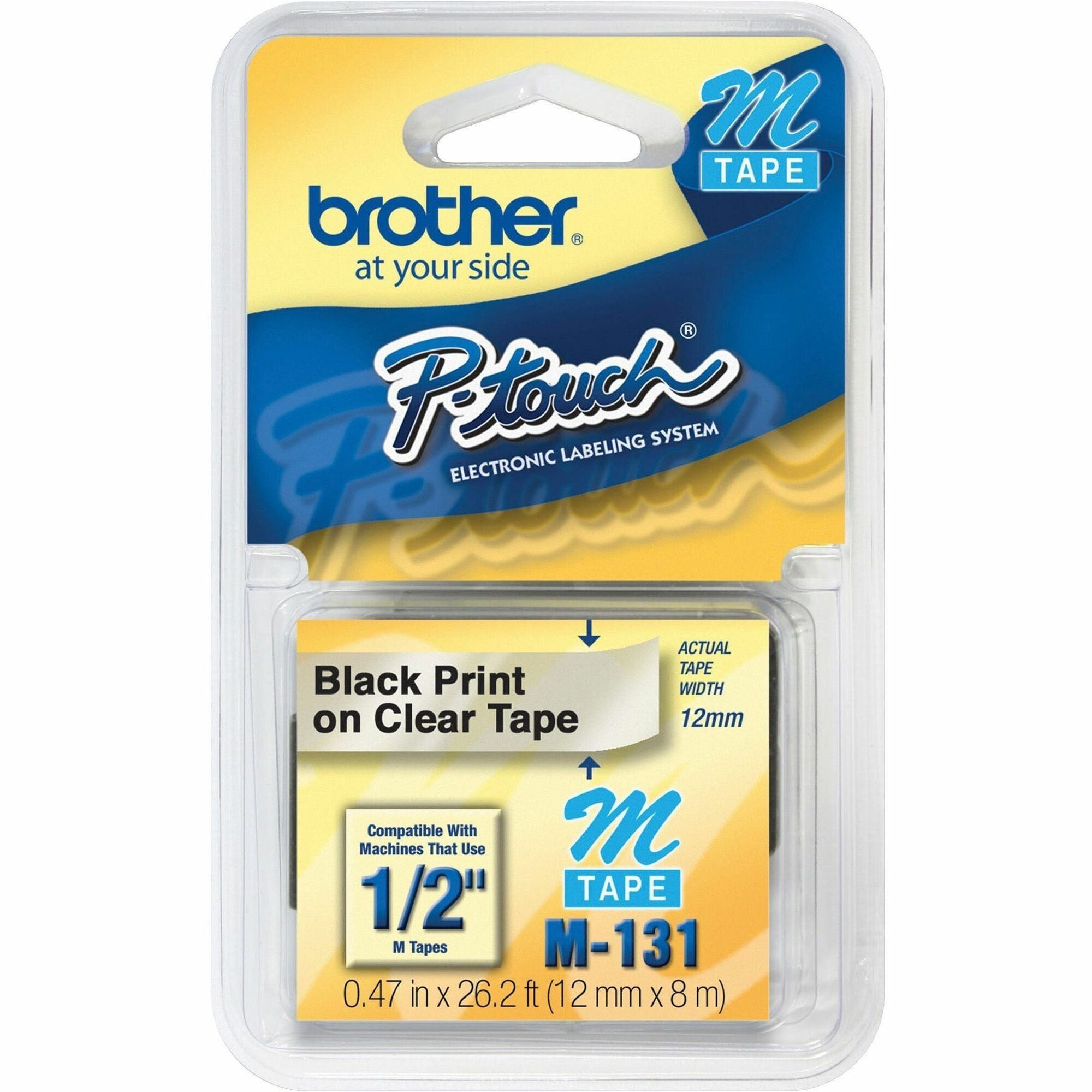 1/2" Width - Clear - 1 Each