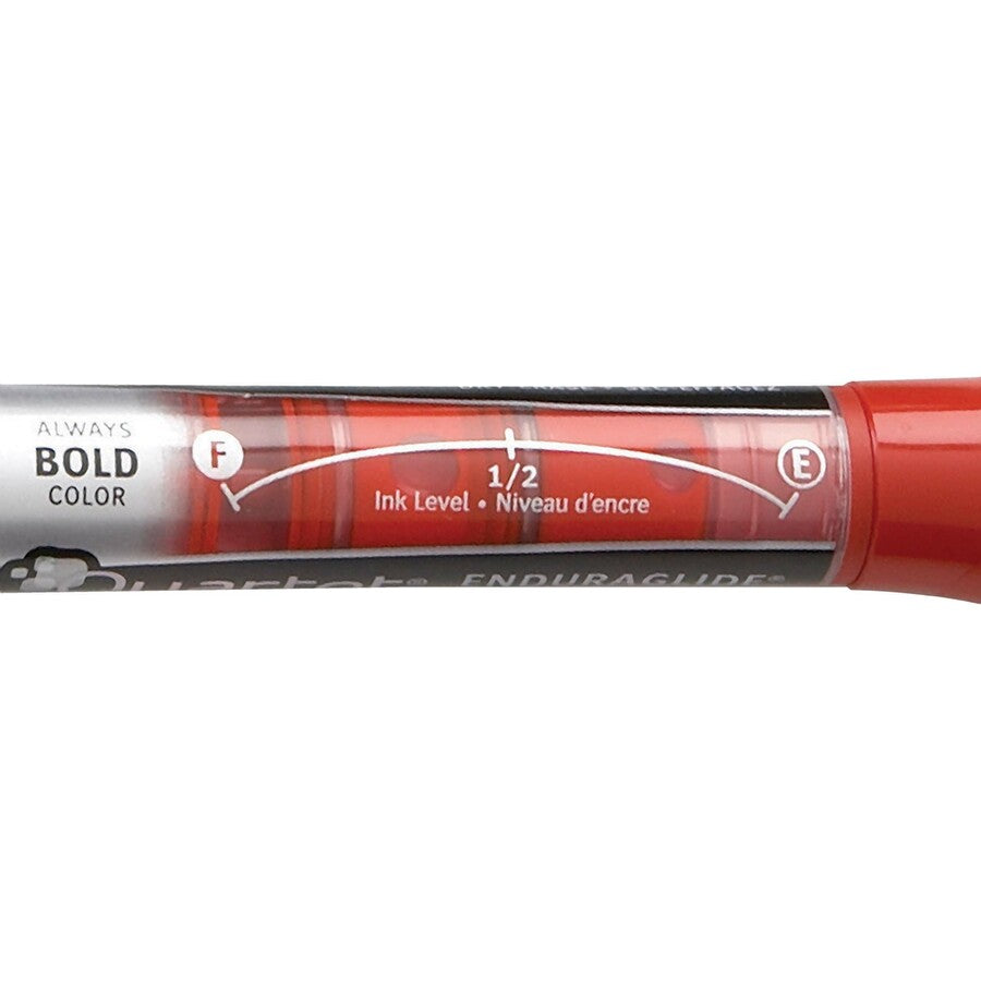 Quartet EnduraGlide Dry-Erase Markers - Fine Marker Point - Red, Green, Black, Blue Ink - 4 / Set