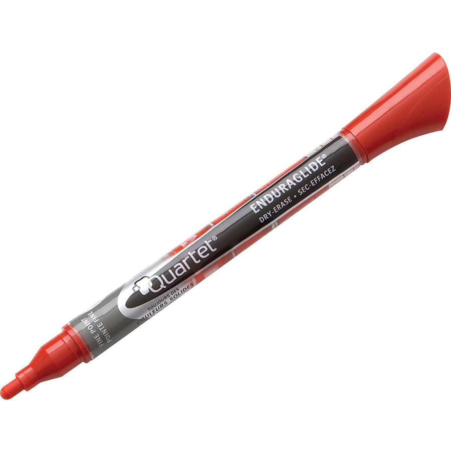Quartet EnduraGlide Dry-Erase Markers - Fine Marker Point - Red, Green, Black, Blue Ink - 4 / Set