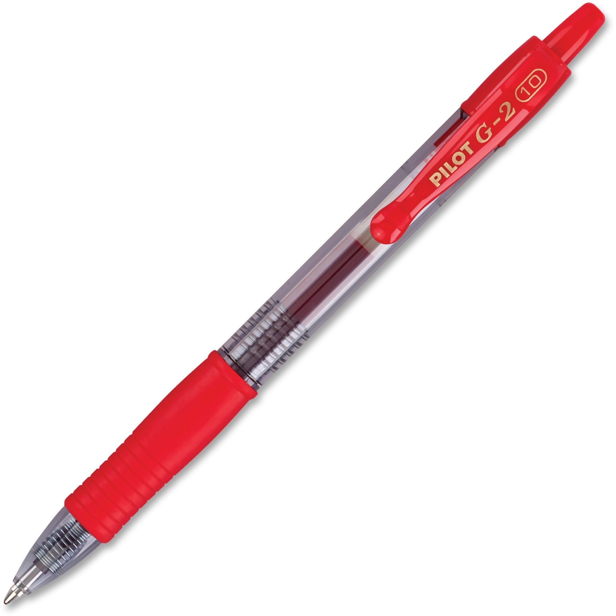 G2 Premium Gel Ink Retractable Pens - 1 mm Bold Pen Point - Refillable - Retractable - Red Ink - Gel-based - Red Barrel - 1 Dozen