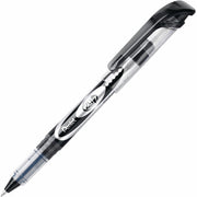 Pentel 24/7 Rollerball Pens - 0.7 mm Medium Pen Point - Black Ink - Water Based - Black Barrel - Metal Tip - 1 Dozen