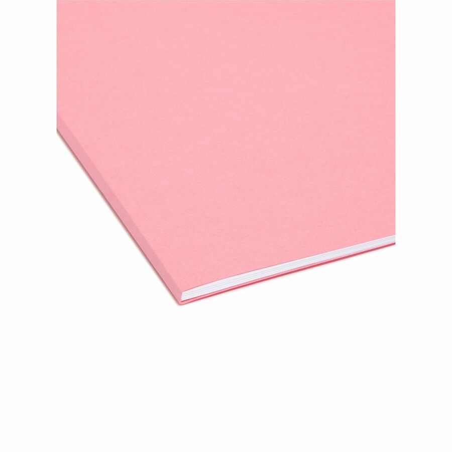 8 1/2" x 11" - 3/4" Expansion - Top Tab Location - Assorted Tab Position - 11 pt. - 1 Plys - Paper Stock - Aqua, Black, Dark Pink, Gray, Purple - 10% Recycled - 100 / Box