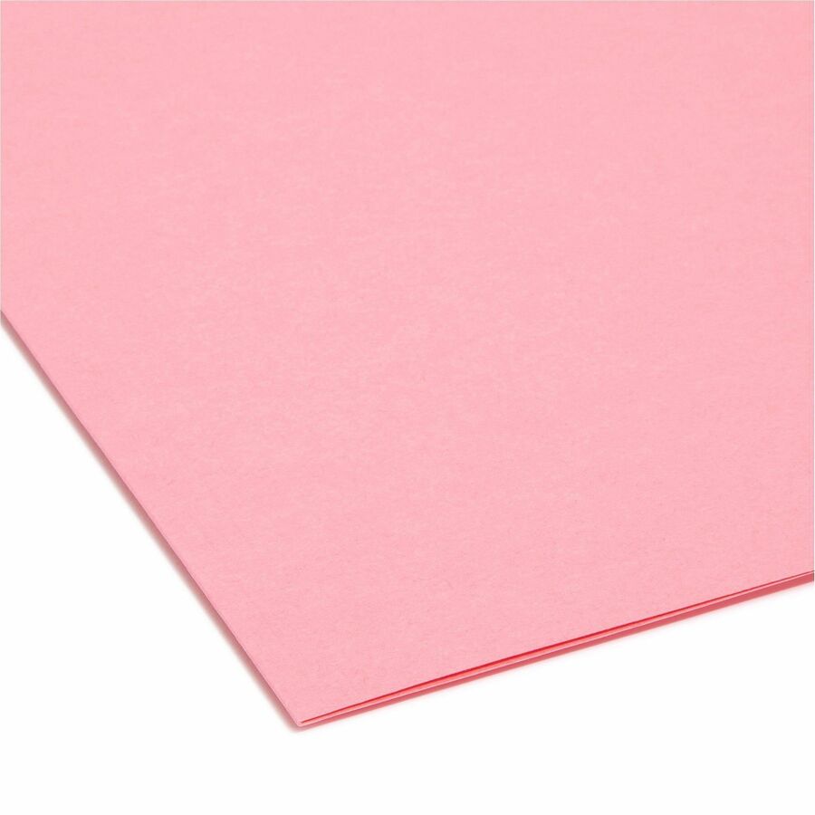 8 1/2" x 11" - 3/4" Expansion - Top Tab Location - Assorted Tab Position - 11 pt. - 1 Plys - Paper Stock - Aqua, Black, Dark Pink, Gray, Purple - 10% Recycled - 100 / Box