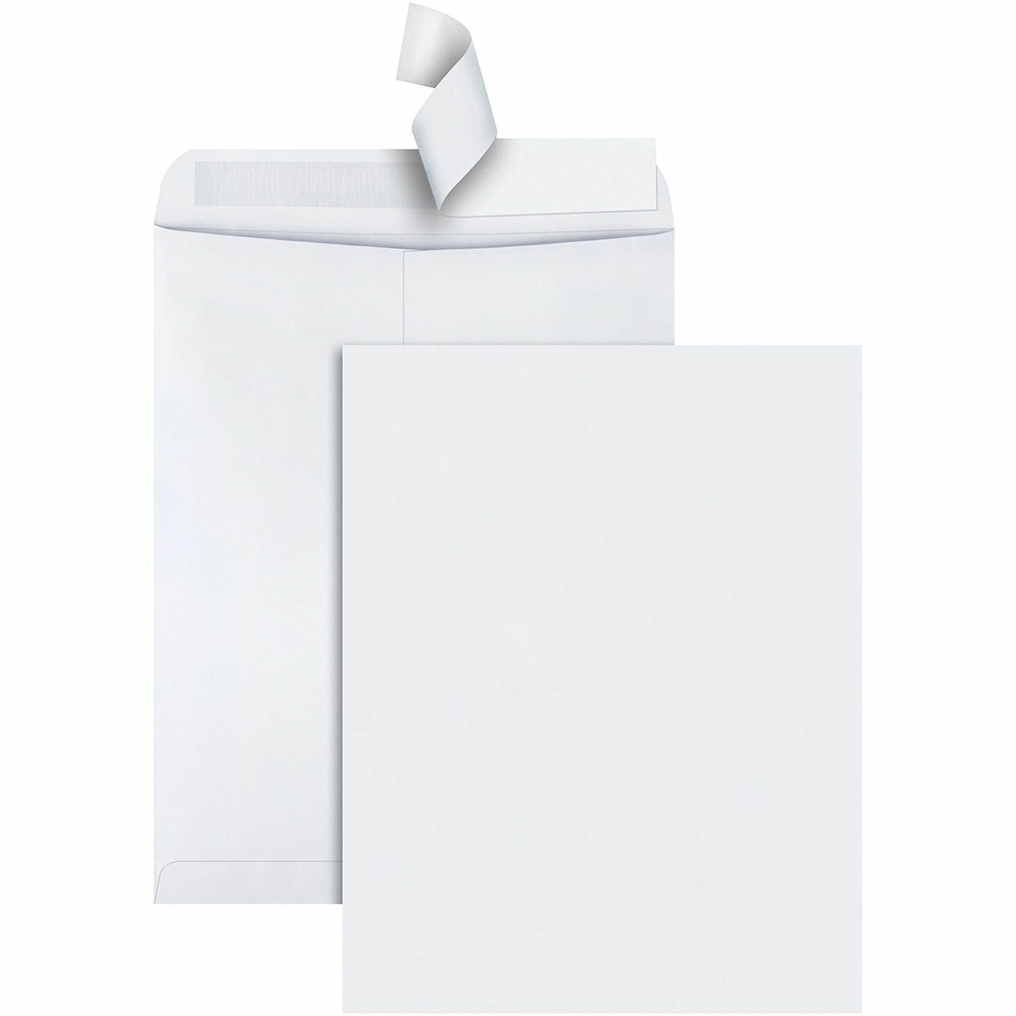Catalog - #15 1/2 - 12" Width x 15 1/2" Length - 28 lb - Peel & Seal - White - Wove - 100 / Box