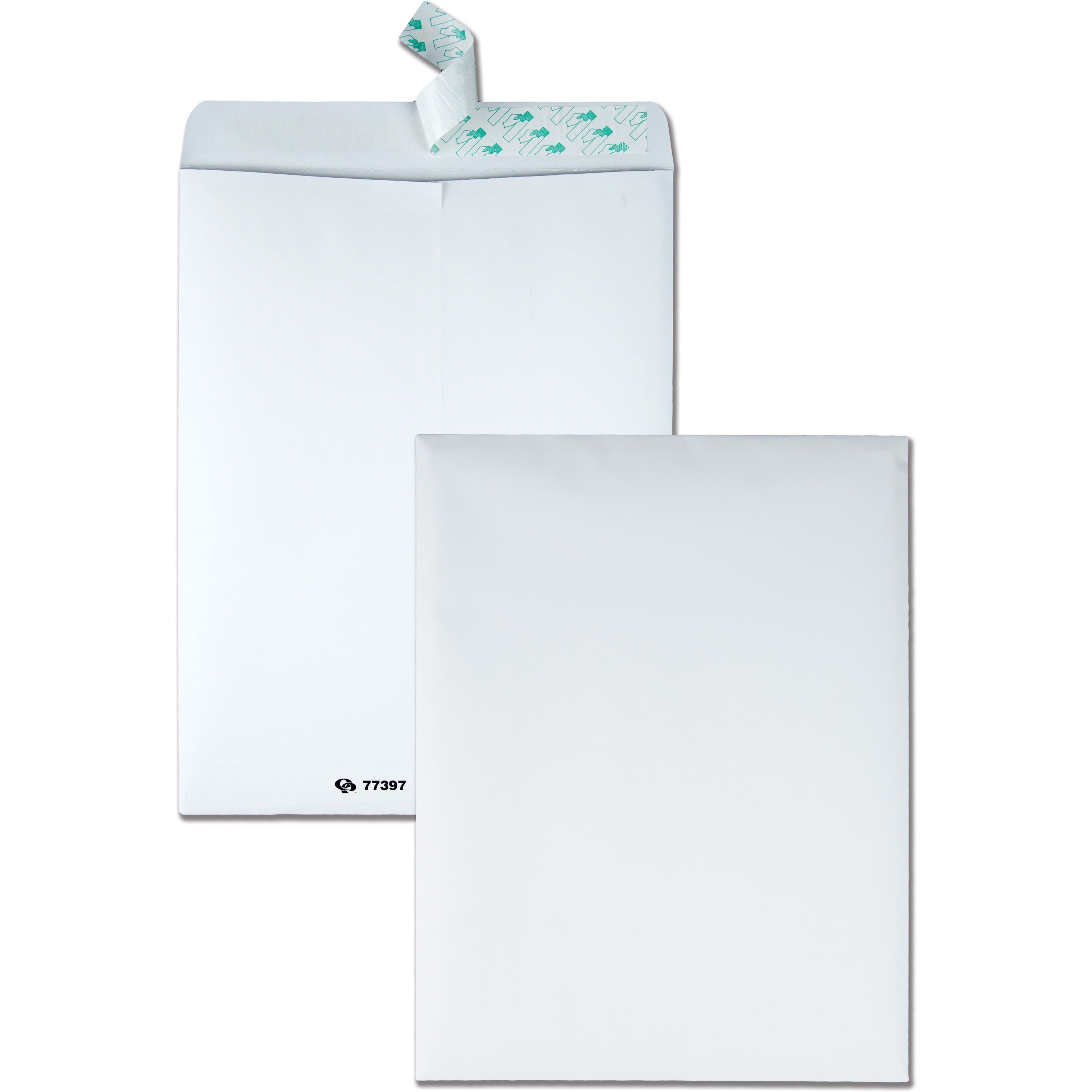 Catalog - #13 1/2 - 10" Width x 13" Length - Self-sealing - White - Paper - 100 / Box