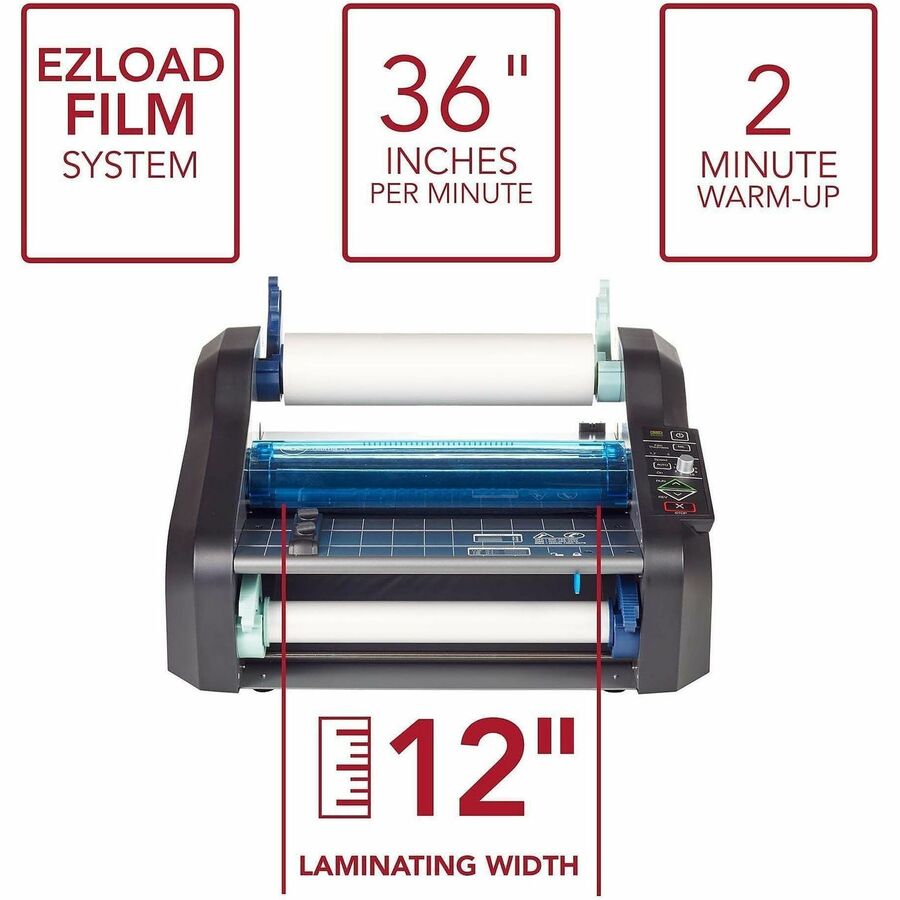 Roll - 12" Lamination Width - 5 mil Lamination Thickness - 11.1" Height x 18.1" Width