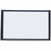 Tatco Label Inserts Magnetic Label Holders - Support 3" x 5" Media - 3.4" Height x 5.4" Width - Vinyl - Black - 10 / Pack