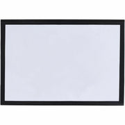 Tatco Label Inserts Magnetic Label Holders - Support 4" x 6" Media - 4.4" Height x 6.4" Width - Vinyl - Black - 10 / Pack