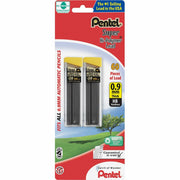 Pentel Super Hi-Polymer 0.9mm HB Black Lead Refill, Bold Point, 30 Leads per Tube, 1 Pack