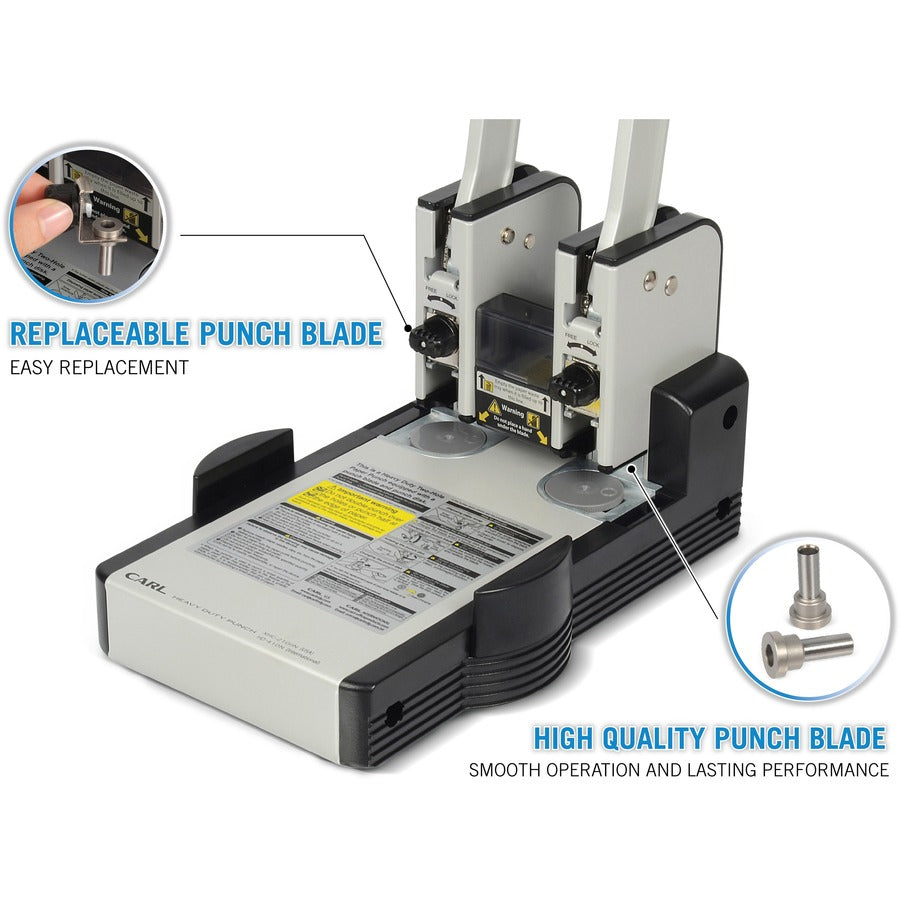 CARL XHC2100 Extra Heavy-duty Two Hole Punch