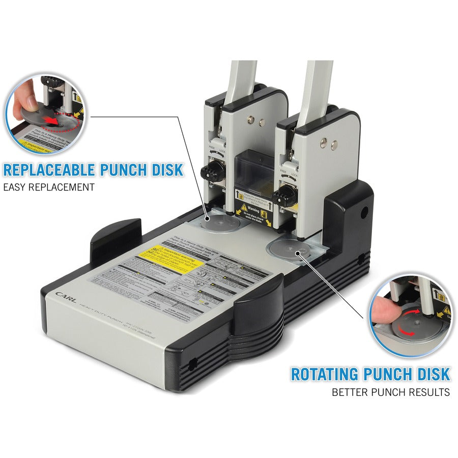 CARL XHC2100 Extra Heavy-duty Two Hole Punch