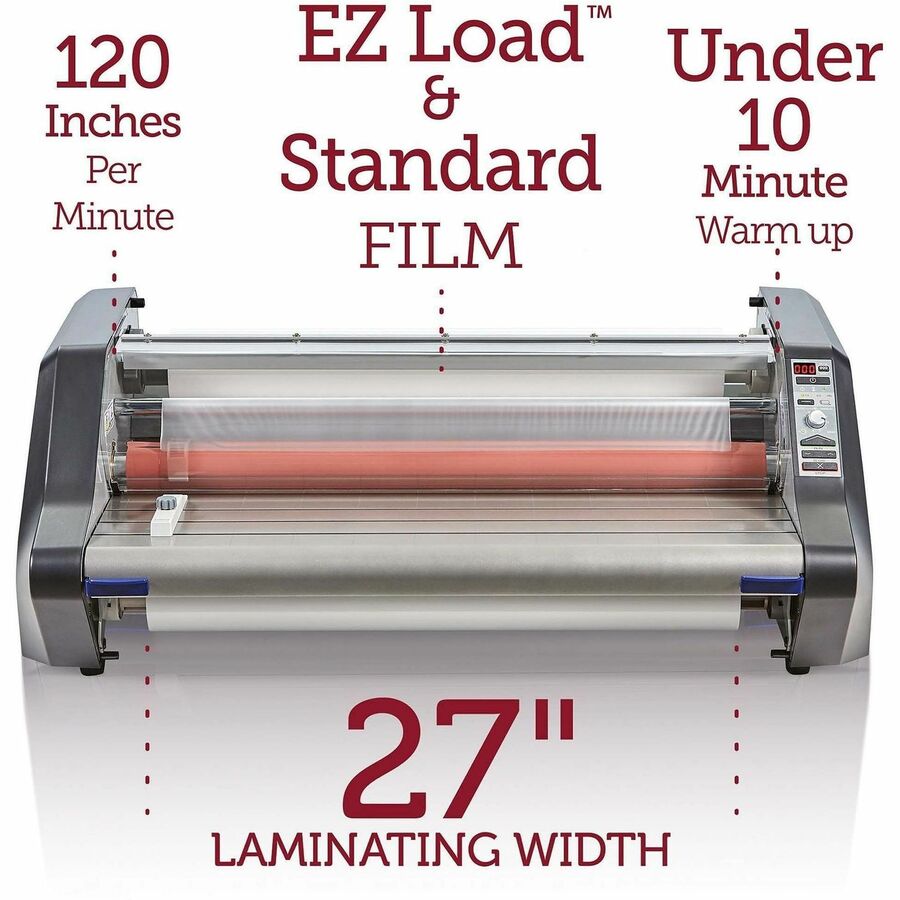 Roll - 27" Lamination Width - 3 mil Lamination Thickness - 1" Core Diameter - 14" Height x 35" Width