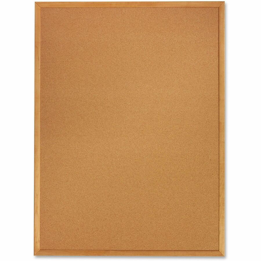 Quartet Classic Series Cork Bulletin Board - 48" Board Height x 96" Board Width - Brown Natural Cork Surface - Self-healing, Flexible, Durable - Oak Frame - 1 Each