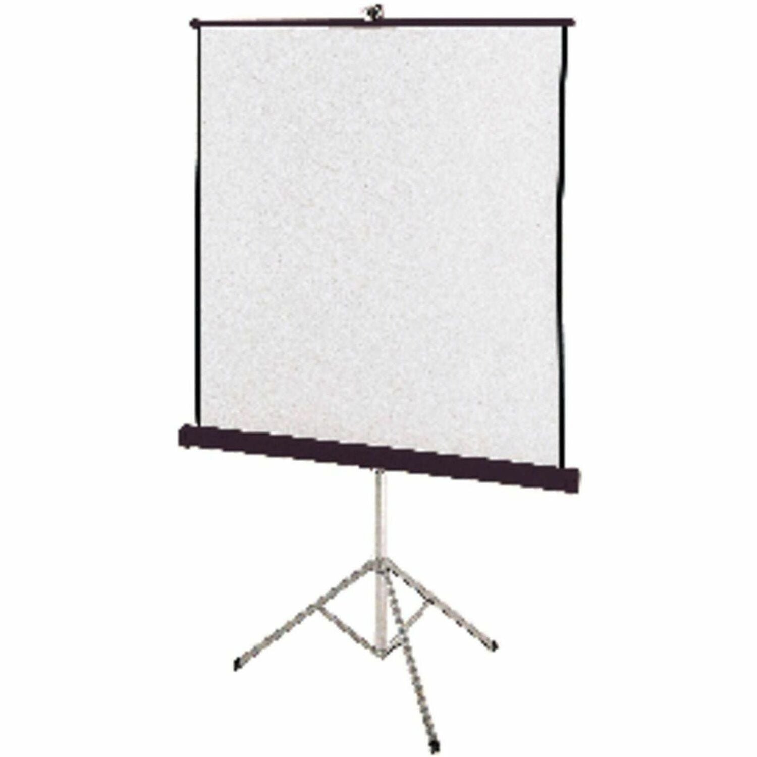 Quartet Manual Projection Screen - 1:1 - Matte White - 70" Height x 70" Width - Surface Mount