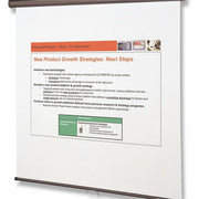 Quartet Manual Projection Screen - 1:1 - Matte White - 96" Height x 96" Width - Wall Mount, Ceiling Mount