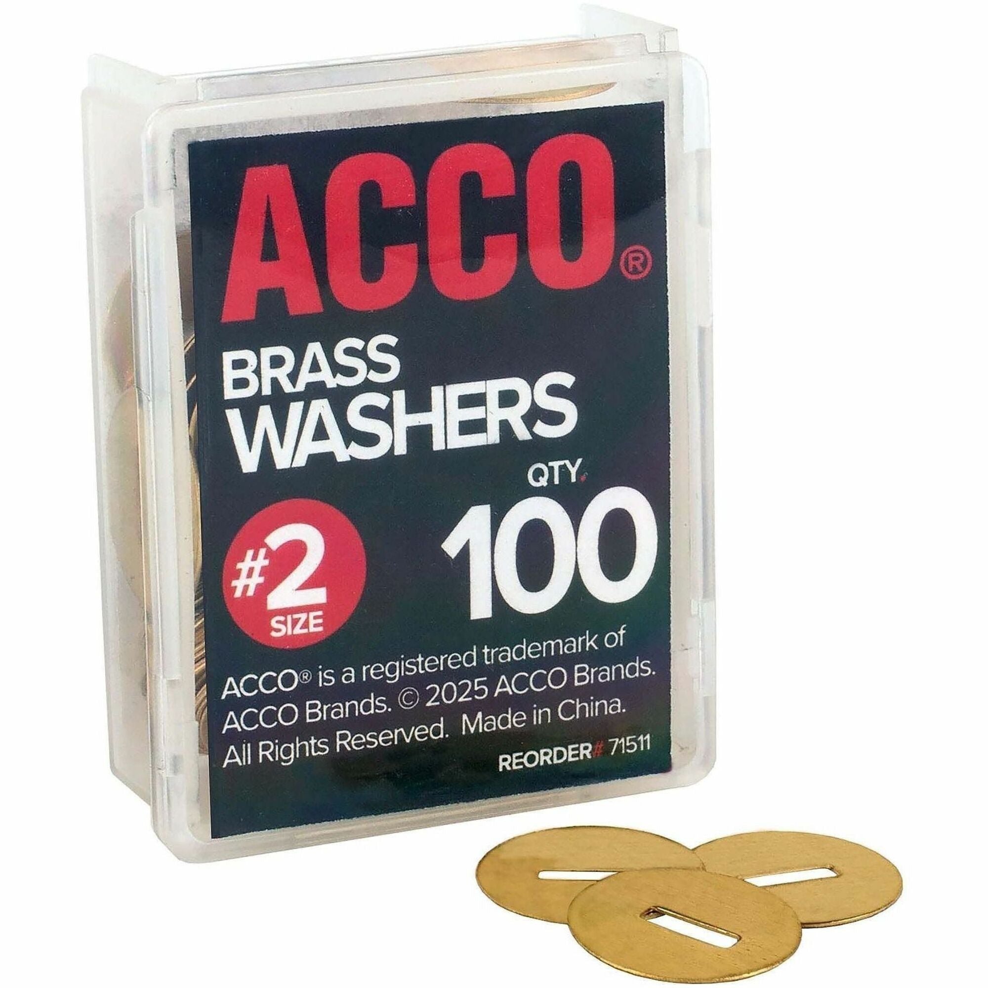0.5" Diameter - Corrosion Resistant - Brass - 100 / Box
