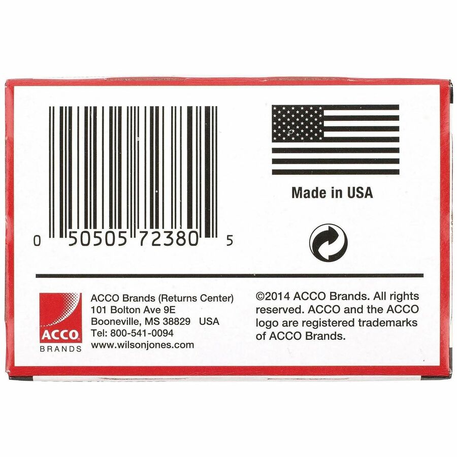 ACCO Premium Paper Clips - No. 1 - 10 Sheet Capacity - Strain Resistant, Galvanized, Corrosion Resistant - Silver - Metal, Zinc Plated - 100/Box - 10 / Pack