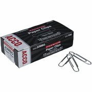 Jumbo - 20 Sheet Capacity - Non-skid, Galvanized, Corrosion Resistant, Long Lasting - Silver - Metal, Zinc Plated - 100/Box - 10 / Pack
