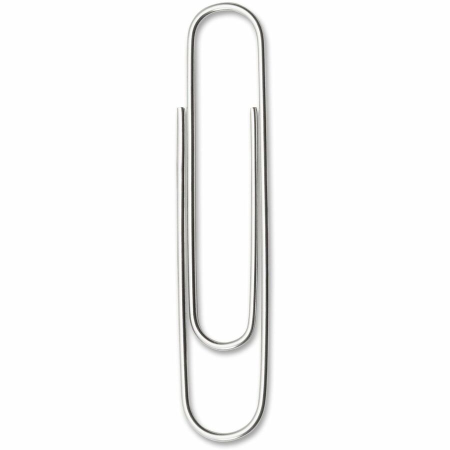 Jumbo - 2" Length x 0.5" Width - 20 Sheet Capacity - Galvanized, Corrosion Resistant - Silver - Metal, Zinc Plated - 100/Box - 10 / Pack