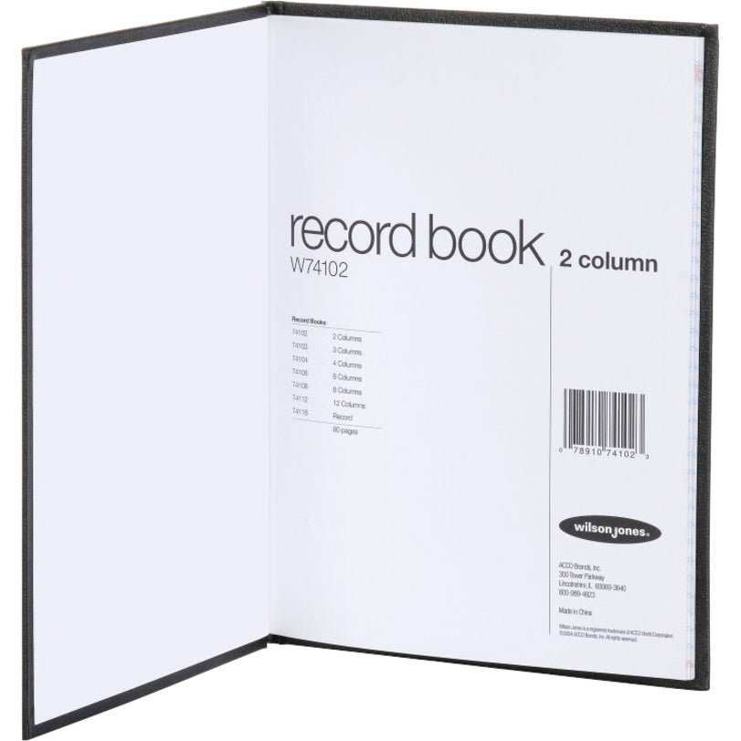 Wilson Jones 74100 2-Column Account Book