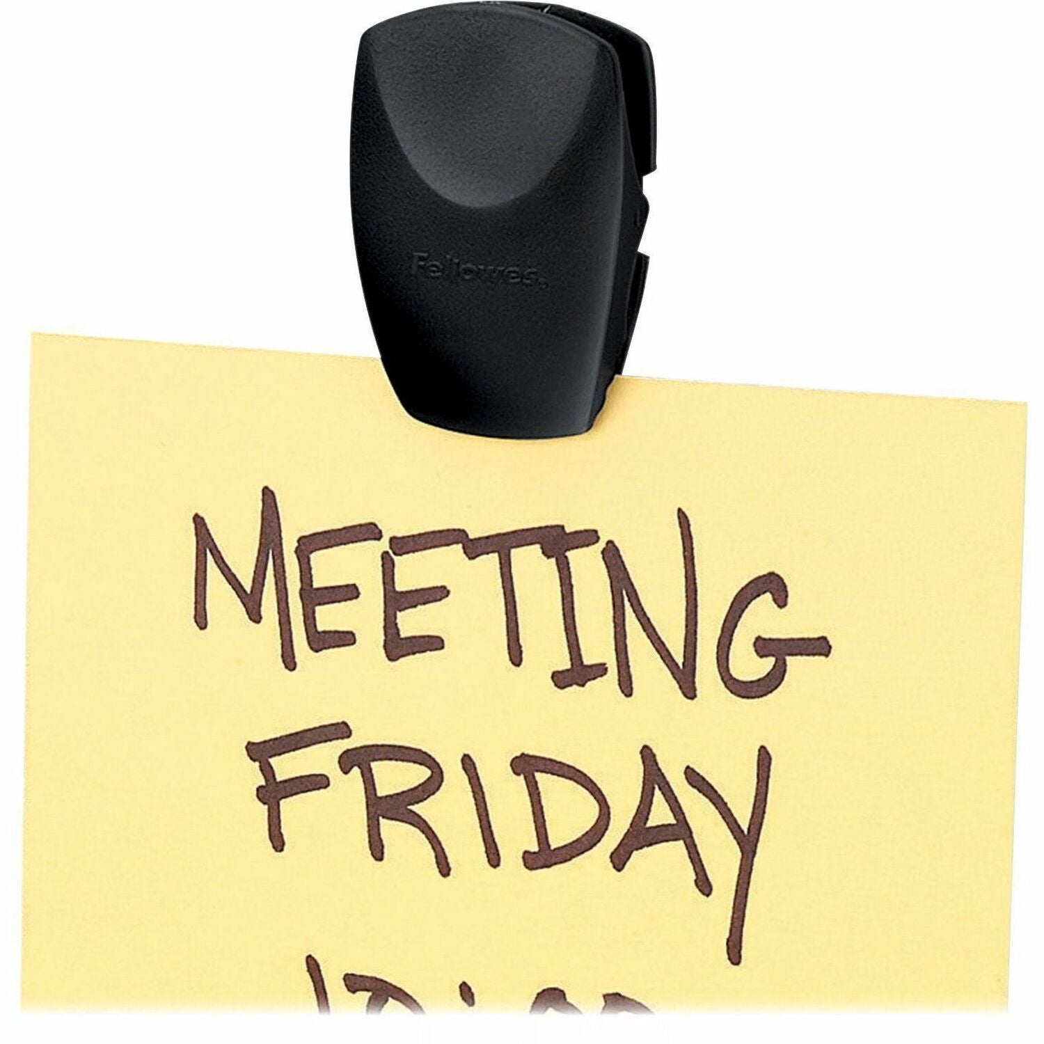 1.3" Width - 40 Sheet Capacity - for Memo, Notes, List - Repositionable, Tackable - Dark Graphite - Plastic - 4 / Pack