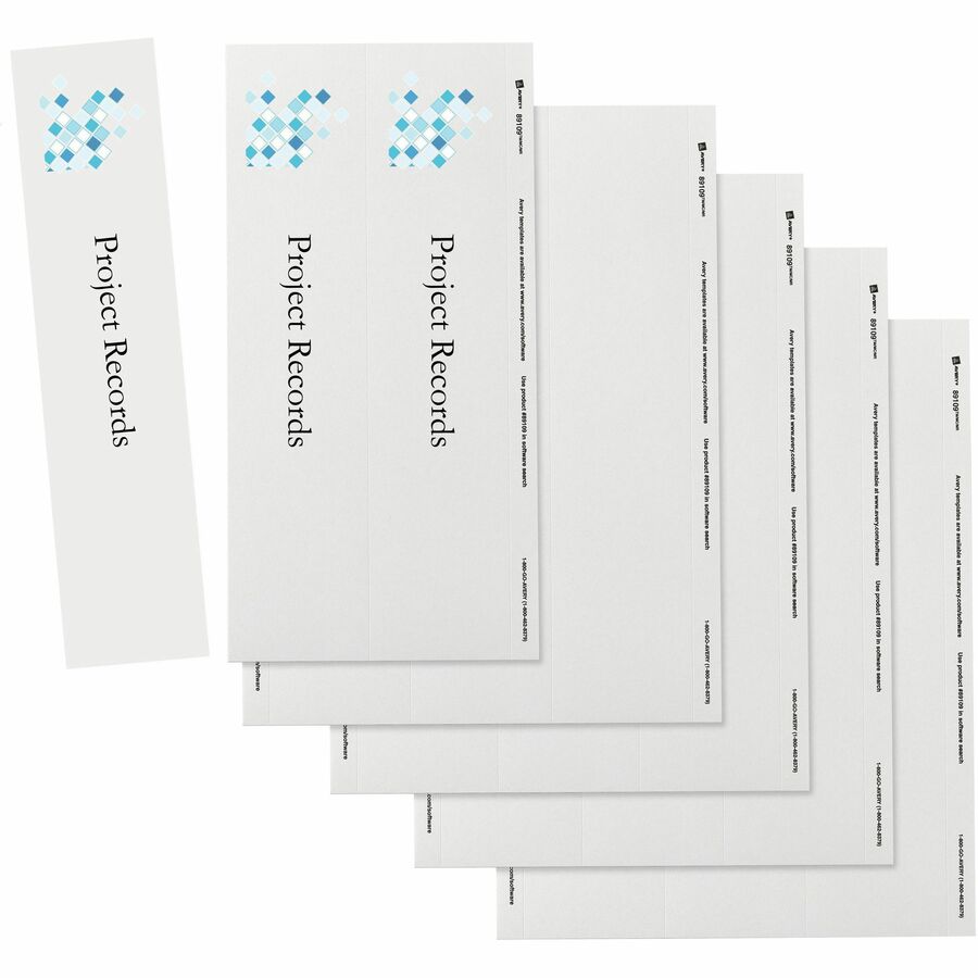 3.5" Width - 15 Capacity - For 3" Sheet - 3 x Rings - Ring Binder - Bright White - Card Stock