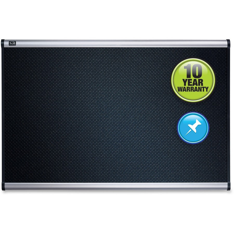 36" Board Height x 48" Board Width - Black Foam Surface - Self-healing - Silver Aluminum Frame - 1 Each