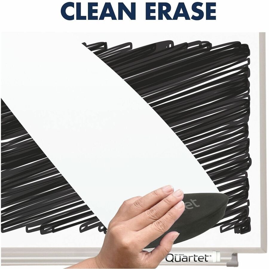 Quartet Matrix Whiteboard - 16" Board Height x 16" Board Width - White Surface - Magnetic, Durable - Silver Aluminum Frame - 1 Each
