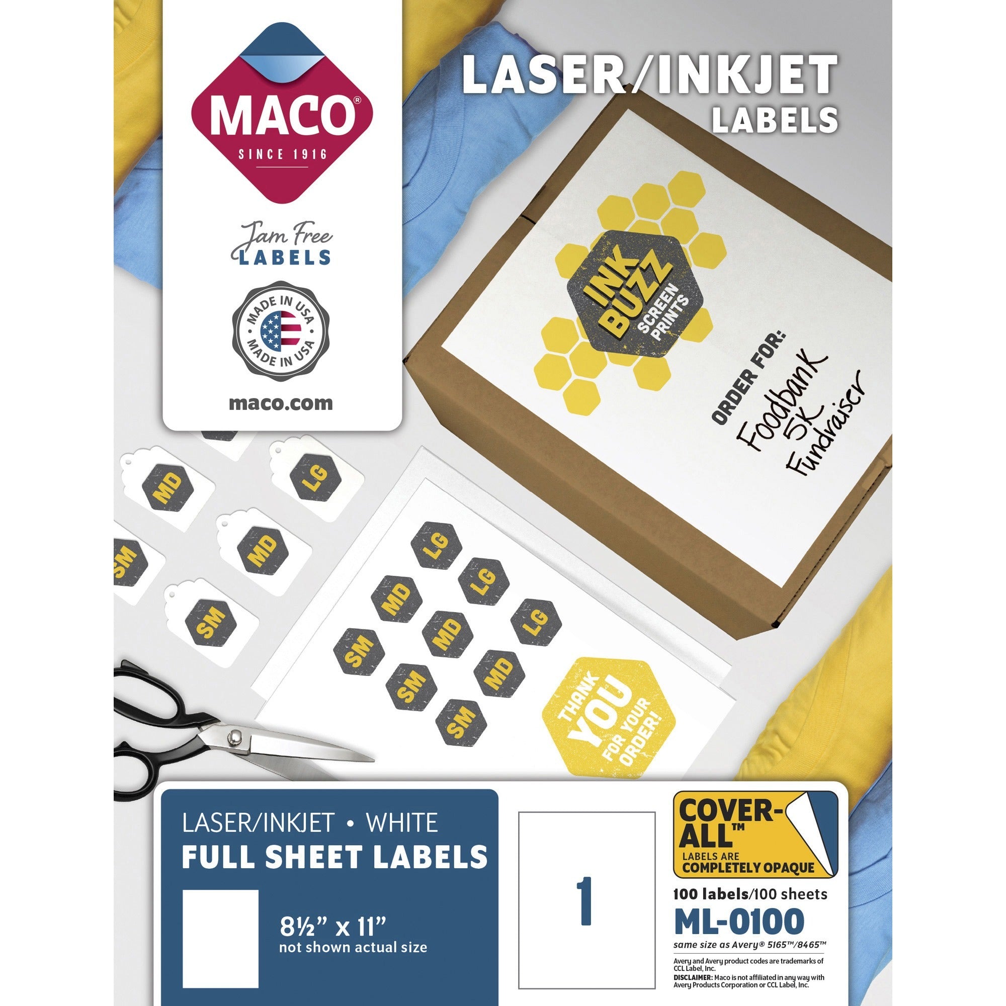 8 1/2" Width x 11" Length - Rectangle - Laser, Inkjet - White - Lignin-free - 100 / Box