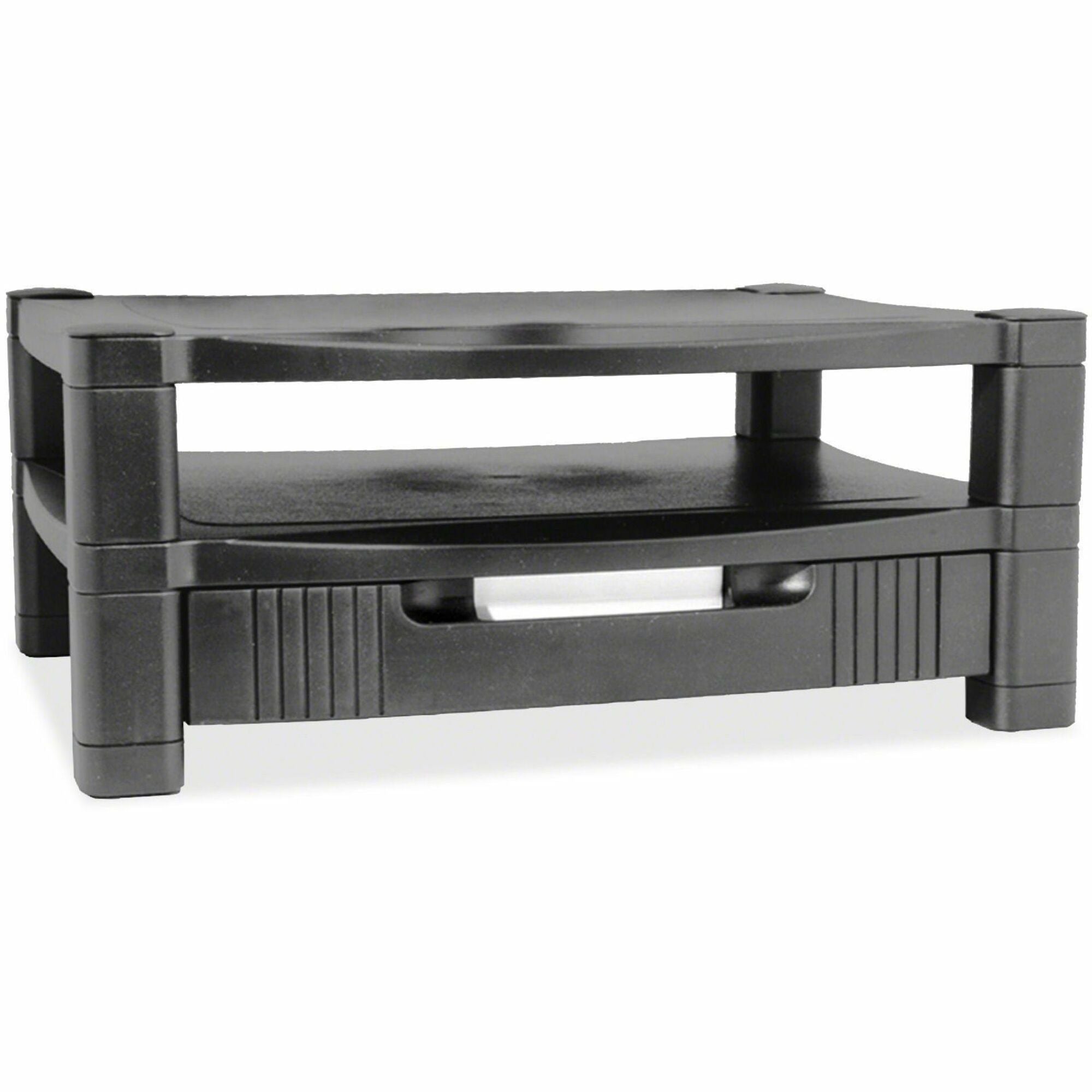 CRT Display Type Supported - 3.50" Height x 13.25" Width - Plastic - Black
