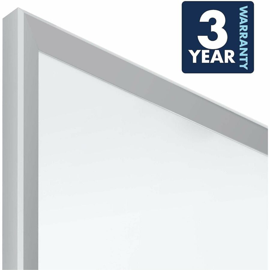 Quartet Classic Whiteboard - 24" (2 ft) Width x 18" (1.5 ft) Height - White Melamine Surface - Silver Aluminum Frame - Horizontal/Vertical - Durable, Smooth Surface, Flexible - 1 Each