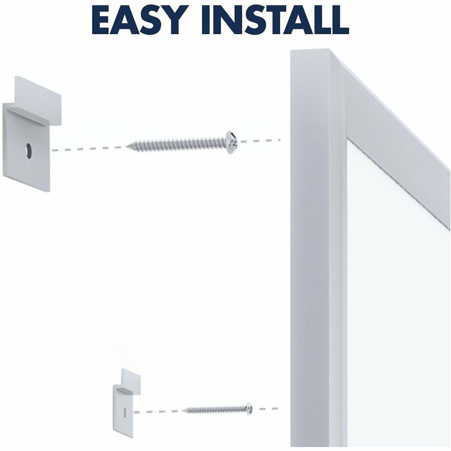 Quartet Classic Whiteboard - 24" (2 ft) Width x 18" (1.5 ft) Height - White Melamine Surface - Silver Aluminum Frame - Horizontal/Vertical - Durable, Smooth Surface, Flexible - 1 Each