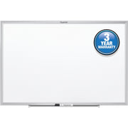 Quartet Classic Whiteboard - 60" (5 ft) Width x 36" (3 ft) Height - White Melamine Surface - Silver Aluminum Frame - Horizontal/Vertical - Durable, Smooth Surface, Flexible - 1 Each