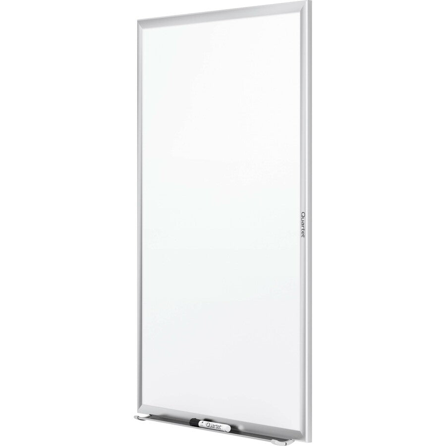 Quartet Classic Whiteboard - 60" (5 ft) Width x 36" (3 ft) Height - White Melamine Surface - Silver Aluminum Frame - Horizontal/Vertical - Durable, Smooth Surface, Flexible - 1 Each