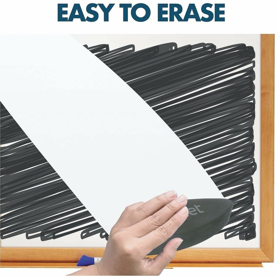 Quartet Standard Combination Whiteboard/Cork Bulletin Board - 48" (4 ft) Width x 36" (3 ft) Height - White Melamine Surface - Oak Frame - Rectangle - Horizontal/Vertical - 1 Each