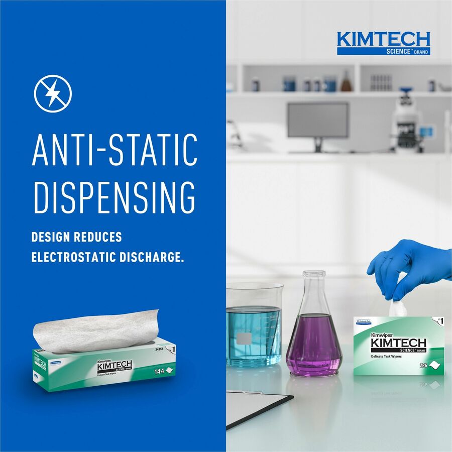 KIMTECH Science Kimwipes Delicate Task Wipers - Pop-Up Box