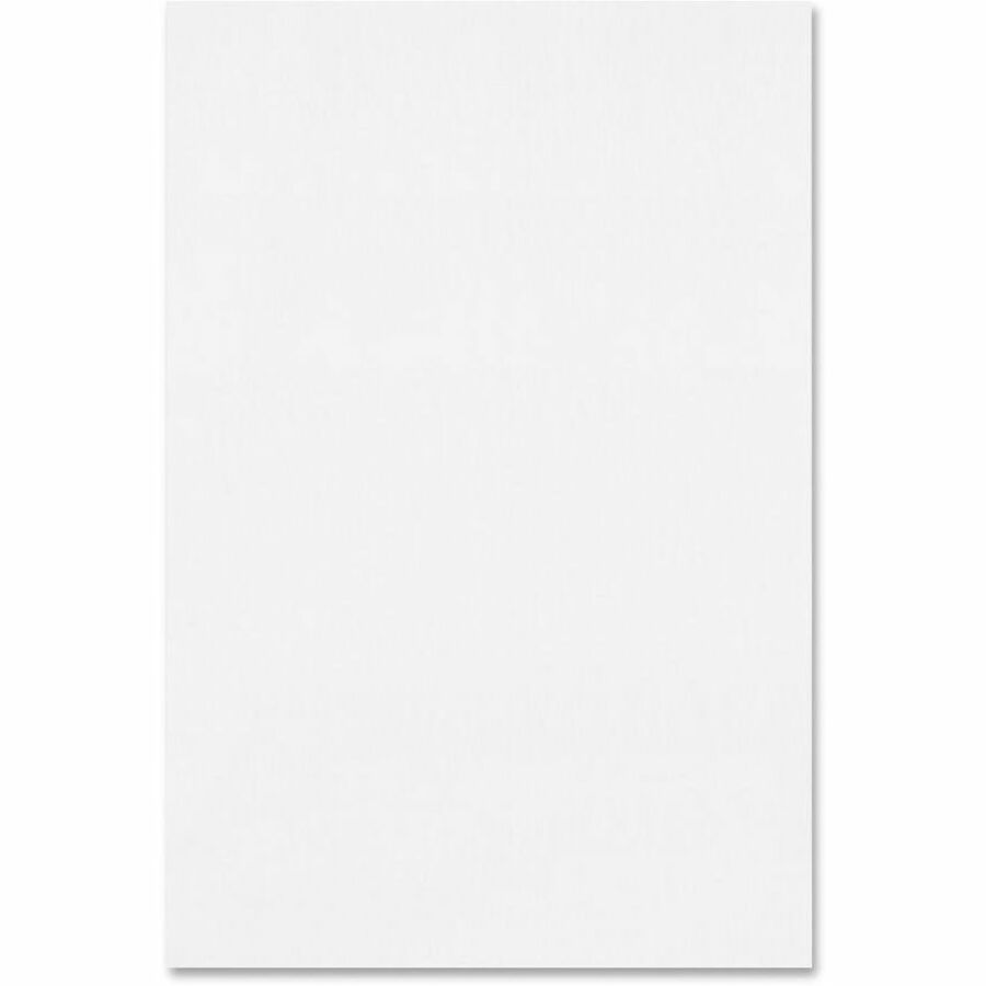 100 Sheets - Plain - Double Stitched - 4" x 6" Sheet Size - White Paper - Hard Cover, Perforated - Recycled - 1 Pack