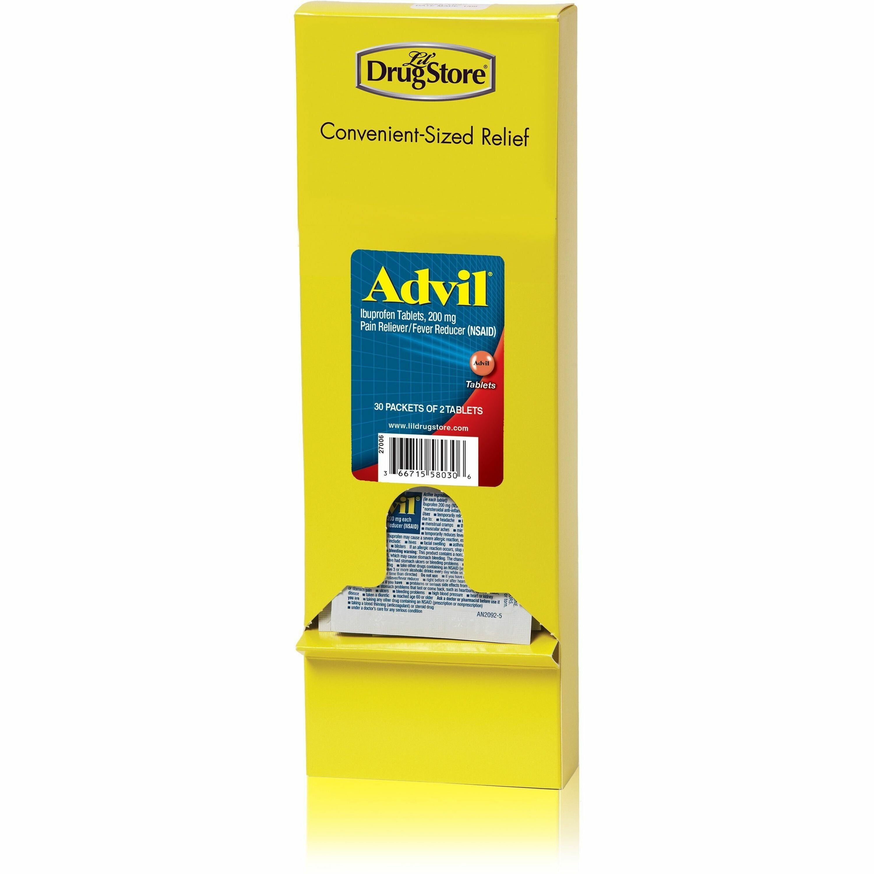 For Fever, Headache, Toothache, Backache - 2/Packet - 1 Box