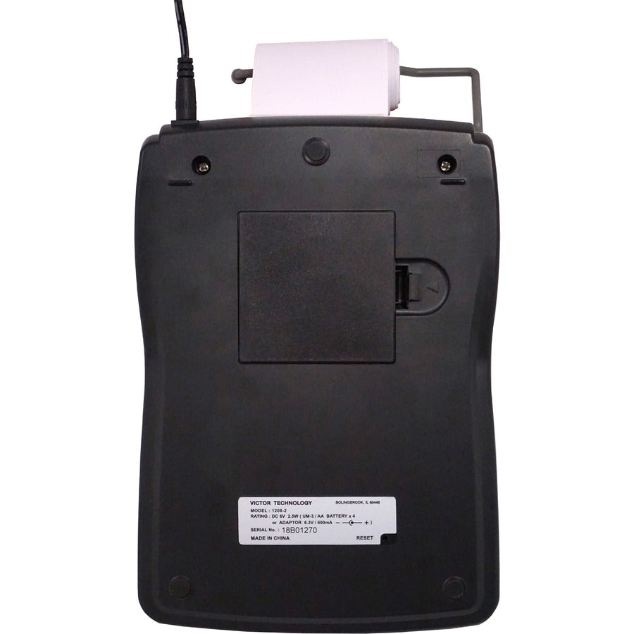 Extra Large Display, Clock, Date, Sign Change, Environmentally Friendly, Independent Memory, 4-Key Memory - AC Supply/Power Adapter Powered - 1.5" Height x 6" Width x 7.5" Depth - White - 1 Each