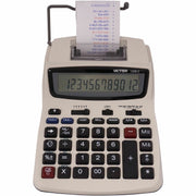 Extra Large Display, Clock, Date, Sign Change, Environmentally Friendly, Independent Memory, 4-Key Memory - AC Supply/Power Adapter Powered - 1.5" Height x 6" Width x 7.5" Depth - White - 1 Each