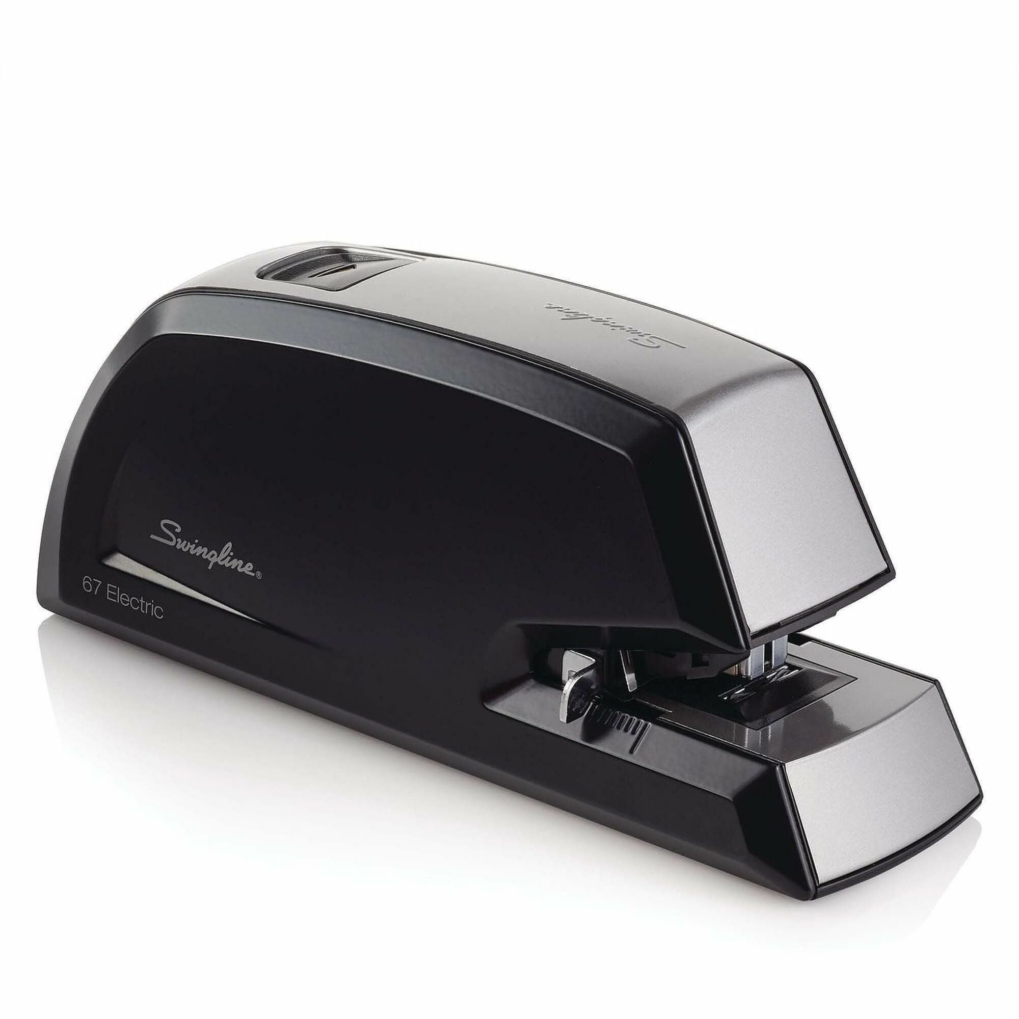 Staples Upto 20 Sheet of 20lb Paper - Holds Upto 210 Staple - Full Strip - Staple Size: 0.25" - Black - Plastic - 1 Each