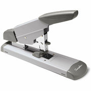Swingline Heavy-Duty Stapler - Staples Upto 160 Sheet of 20lb Paper - Holds Upto 210 Staple - Full Strip - 2.63" Throat Depth - Platinum - Metal - 1 Each