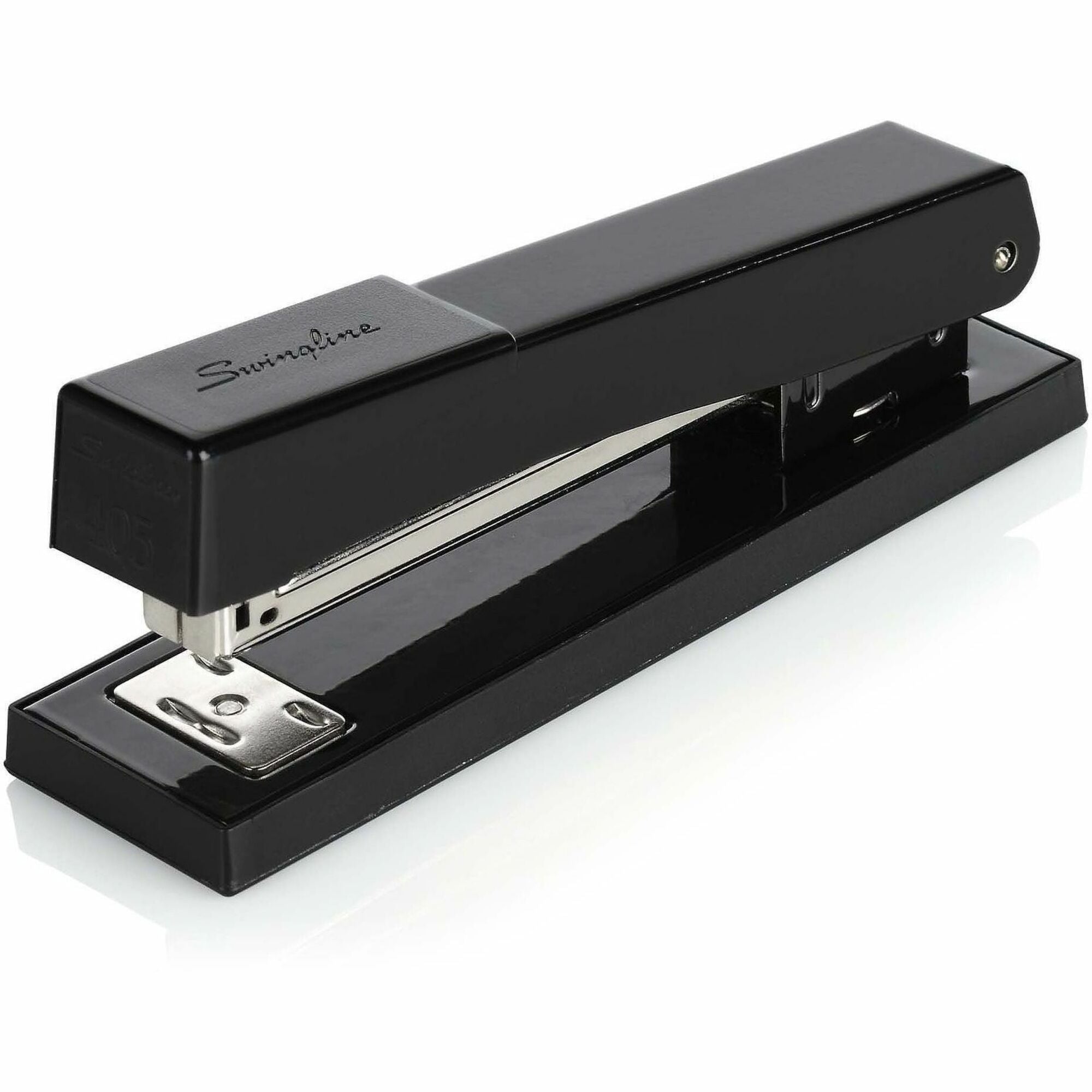 Staples Upto 20 Sheet of 20lb Paper - Holds Upto 210 Staple - Full Strip - Staple Size: 0.25" - Black - Metal - 1 Each