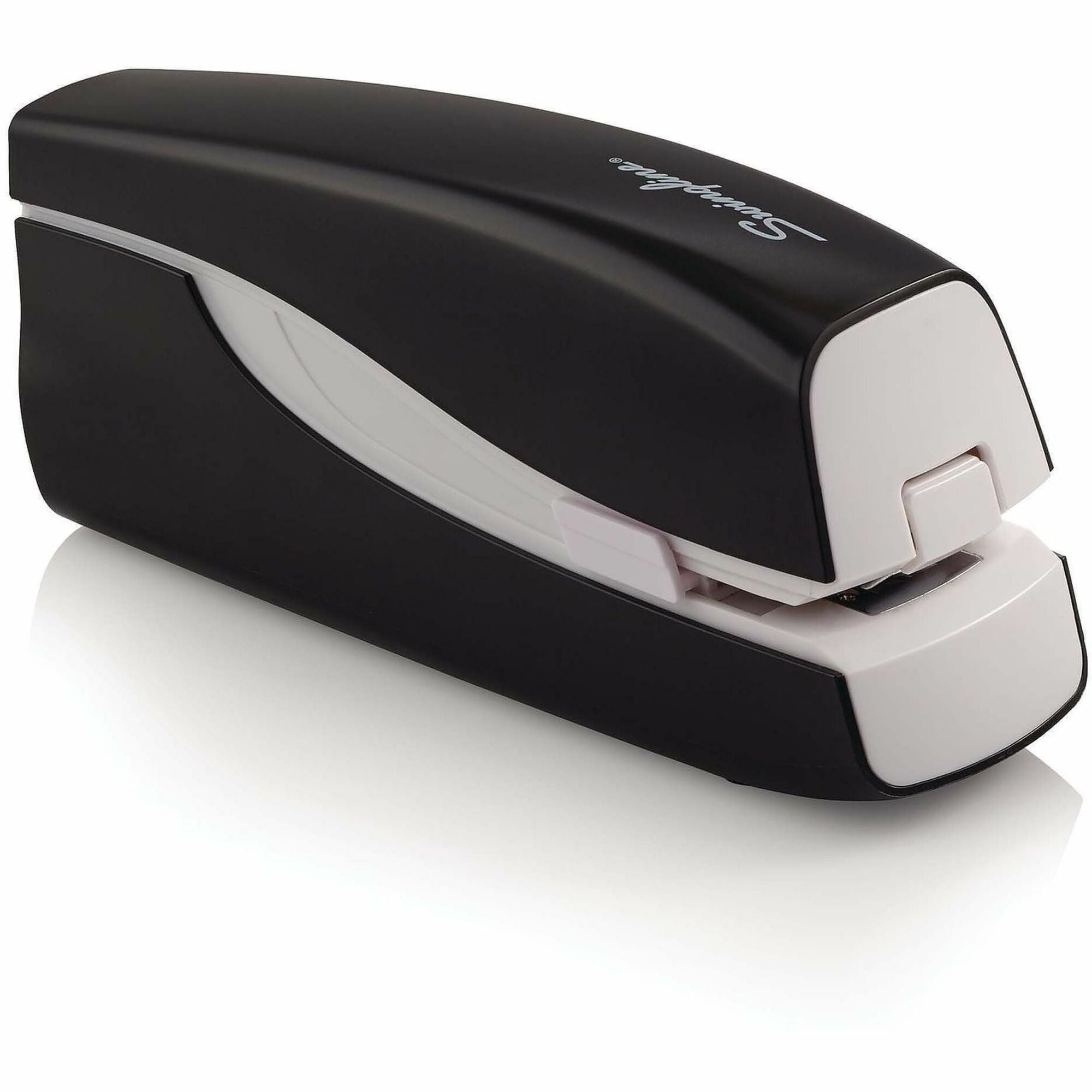 Staples Upto 20 Sheet of 20lb Paper - Holds Upto 210 Staple - Full Strip - Staple Size: 0.25" - 6 x AA - Black - Plastic - 1 Each