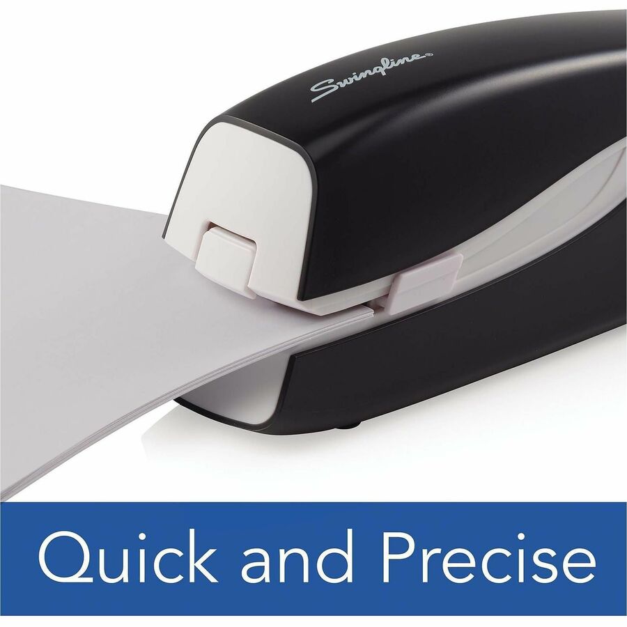 Staples Upto 20 Sheet of 20lb Paper - Holds Upto 210 Staple - Full Strip - Staple Size: 0.25" - 6 x AA - Black - Plastic - 1 Each