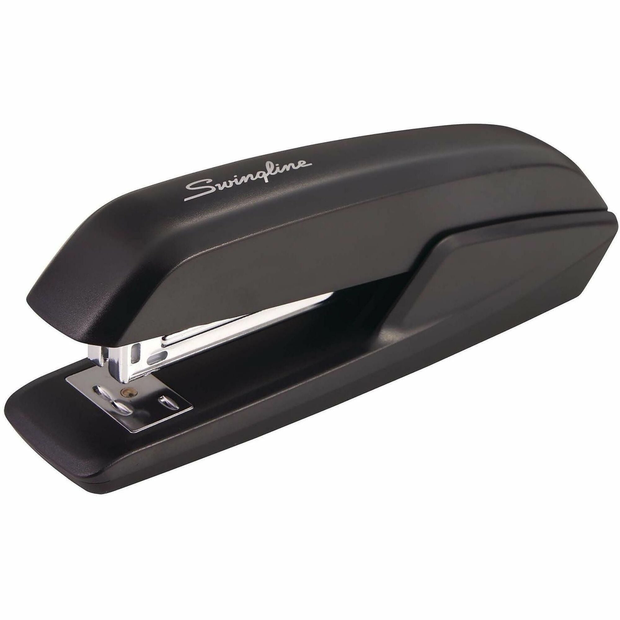 Staples Upto 15 Sheet of 20lb Paper - Holds Upto 210 Staple - Full Strip - Staple Size: 0.25" - Black - Plastic - 1 Each